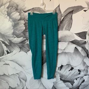Old Navy Active teal running/compression leggings